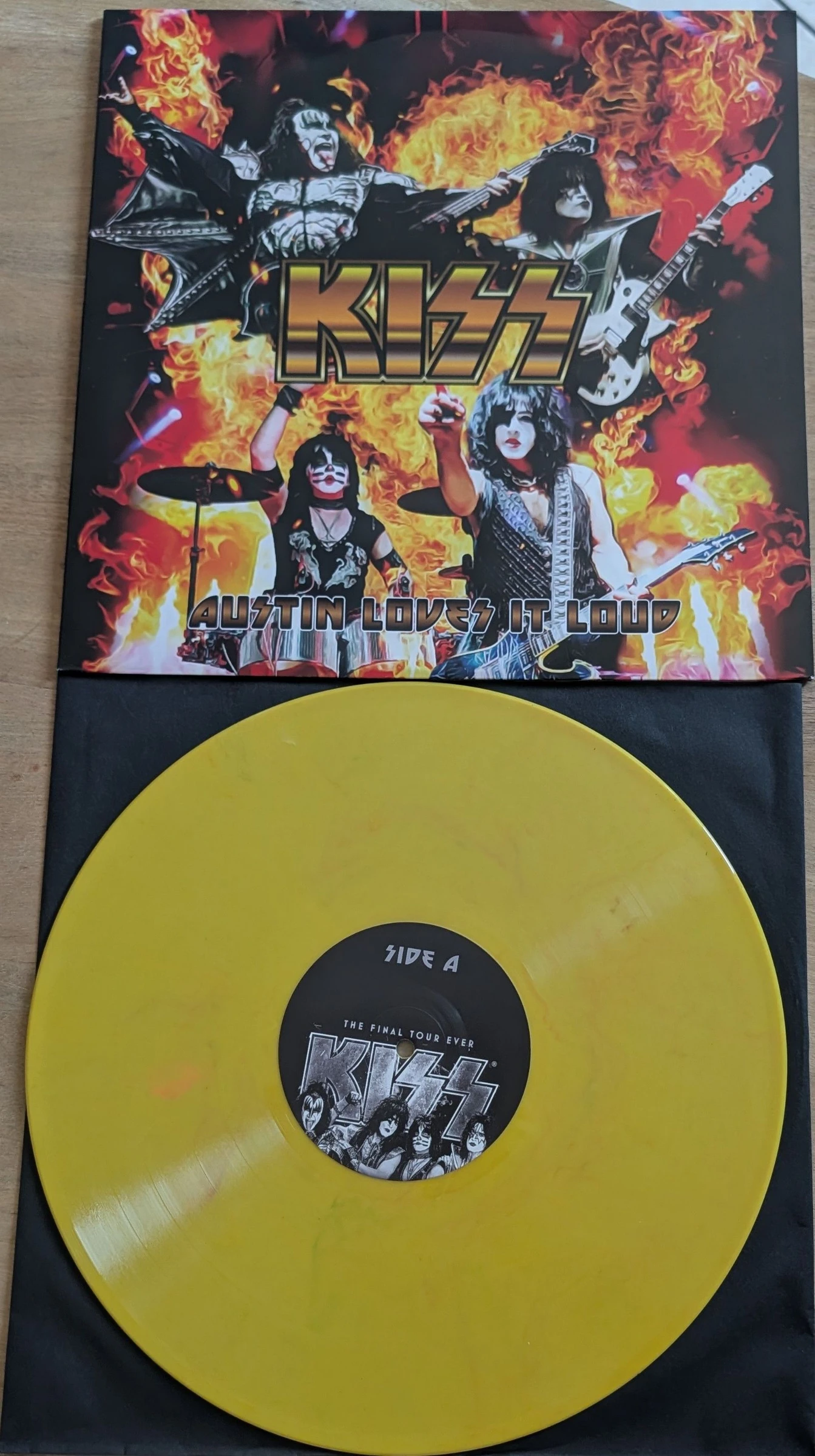 beso vinilo color amarillo – photo 3